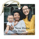 Your Photo Plus Text Square Beveled Glass Ornament Image 9 of 10
